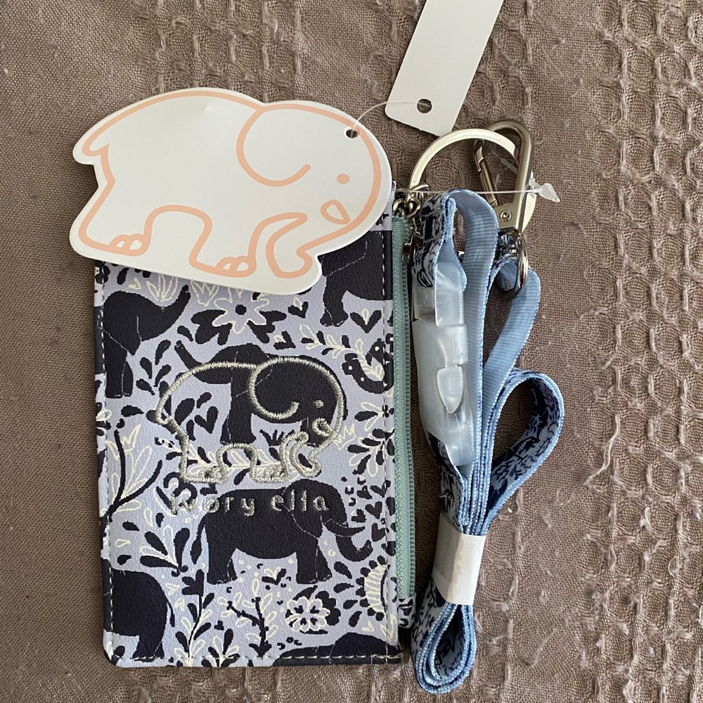 Ivory Ella Lanyard and Card Holder